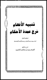 تنبيه الإفهام شرح عمدة الأحكام