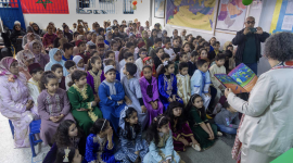 مبادرة &quot;كان ياما كان&quot; تنثر قصص الأمل في مكتبات خمس مدارس مغربية