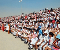 دعماً لحملة المليون كتاب 3000  طفل يسجلون رقماً قياسياً في القرية العالمية ضمن جناحها الخاص بموسوعة ''جينيس'' للأرقام القياسية