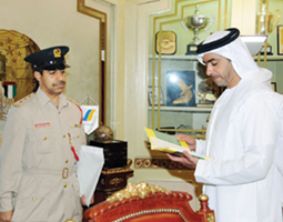 كتاباً من إعداده بعنوان “قيادة ادارة التغيير في شرطة دبي”، كتاباً في بحثها بعنوان “الأمن الوطني الداخلي لدولة الإمارات العربية المتحدة”