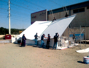 تدشن شركة مشاهد الدولية كتاب (هذا محمد) بطول 5 أمتار وعرض 4 أمتار، بمركز دبي التجاري العالمي في قاعة الشيخ مكتوم