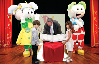 الكشف عن الكتاب التذكاري «عالمنا. مستقبلنا»، الذي أنتجته «كيدزانيا» في نسخة محدودة