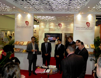 شهد جناح هيئة أبوظبي للسياحة والثقافة في معرض فرانكفورت الدولي للكتاب اهتماماً ملفتاً بالمشاريع الثقافية الرائدة التي أطلقتها الهيئة على الصعيدين الإقليمي والعالمي