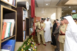 افتتاح مكتبة «عام زايد» في مركز شرطة القصيص