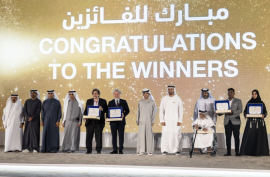 تحت رعاية حمدان بن زايد .. راشد بن حمدان بن زايد يكرِّم الفائزين بجائزة &quot;سرد الذهب 2024 &quot;