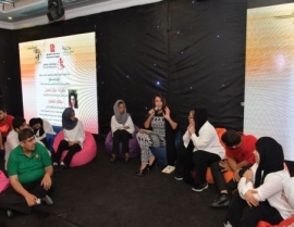 «بالقراءة حياتنا أفضل» في مركز راشد للمعاقين