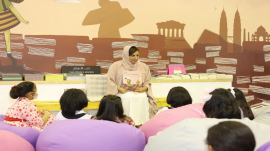 بدور القاسمي تطلق &quot;العاصمة العالمية للكتاب&quot; في &quot;الشارقة القرائي&quot;