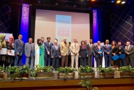 تكريم الفائزين بجائزة الشارقة للإبداع العربي الدورة / 22 / في القاهرة