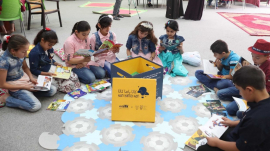 في إطار مبادرة &quot;كان ياما كان&quot; - &quot;الإماراتي لكتب اليافعين&quot; يزوّد مكتبة القلب الكبير بـ550 كتاباً