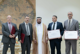 سلطان القاسمي يكرِّم الفائزين بجائزة الشارقة للدراسات اللغوية والمعجمية في دورتها الخامسة
